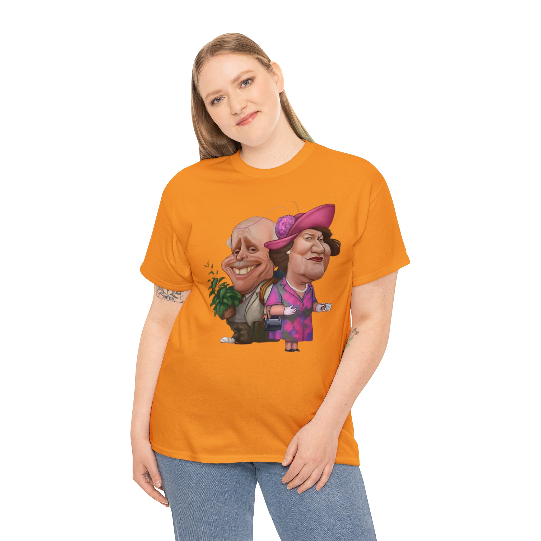 Keeping Up Appearances 90's TV Show-Unisex Heavy Cotton T-Shirt - Creations by Chris and Carlos